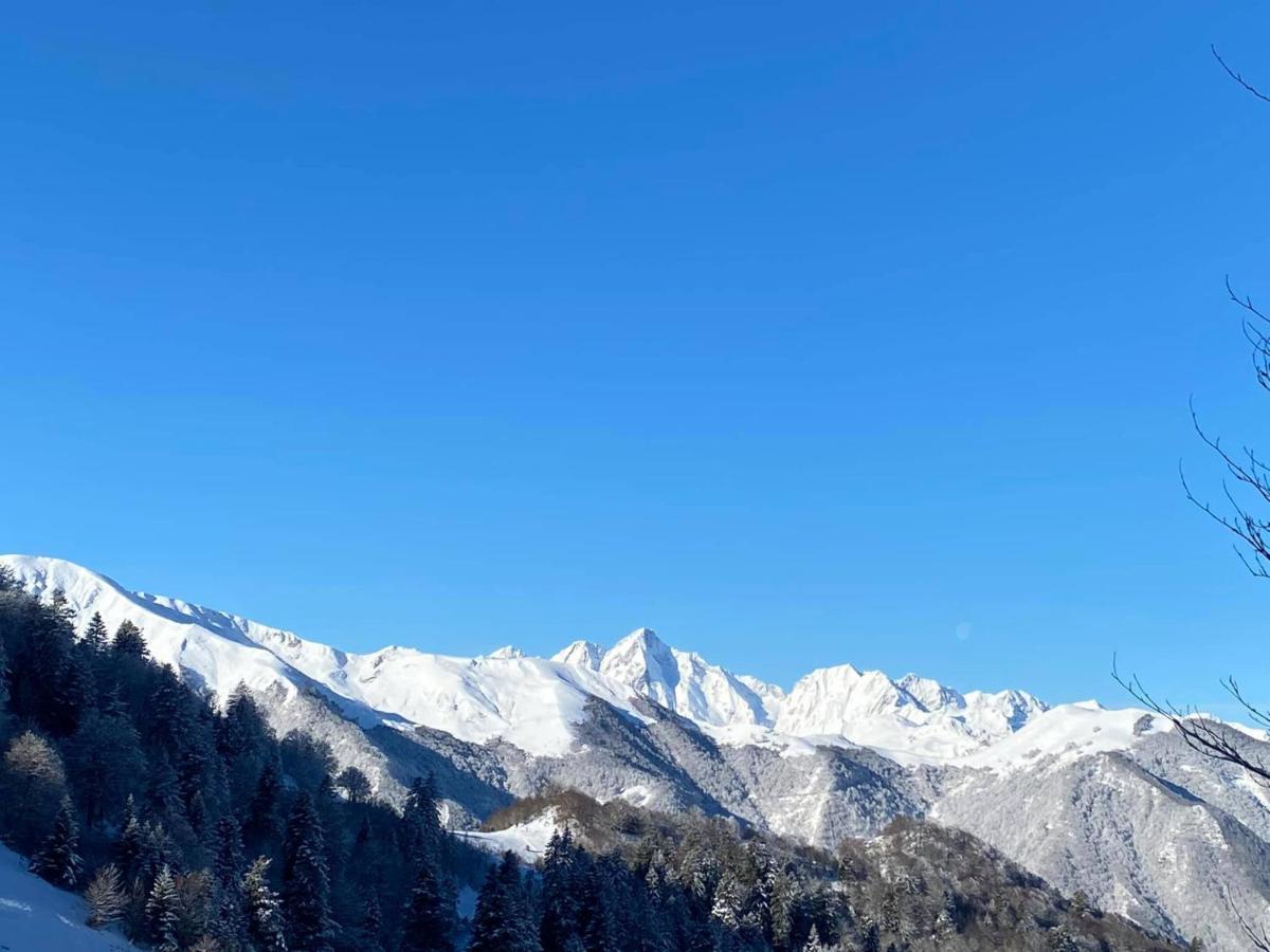 Pied des pistes, pleine nature Ustou Exterior foto