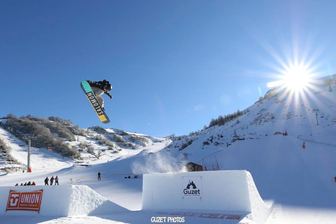 Pied des pistes, pleine nature Ustou Exterior foto